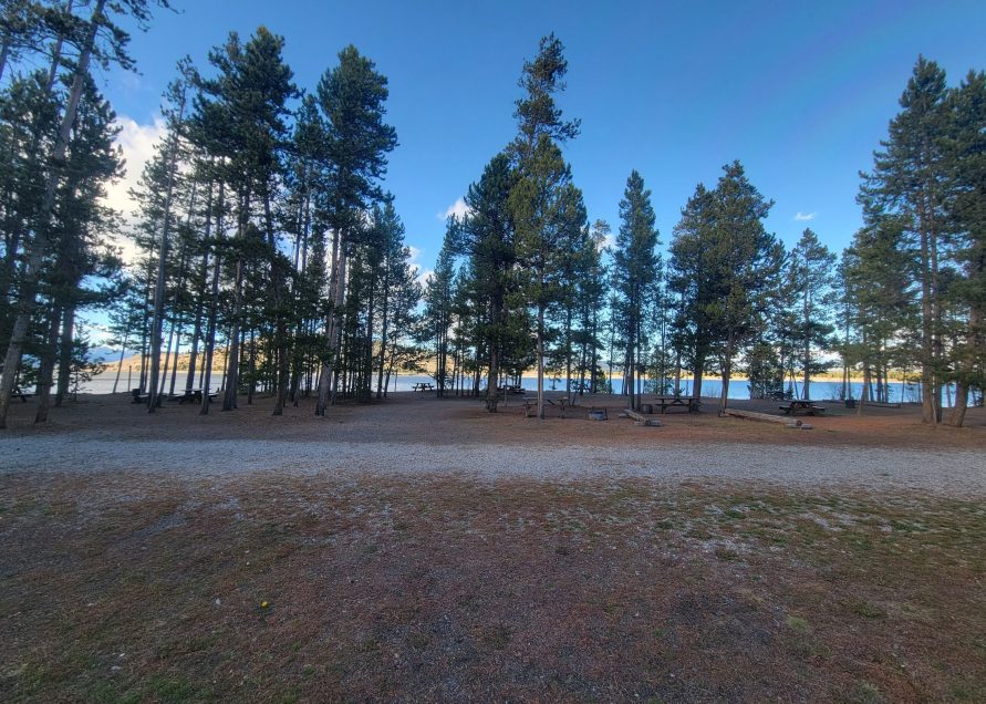 Lakeside Tent Sites From A Distance