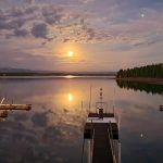 Madison Arm Resort Marina Night