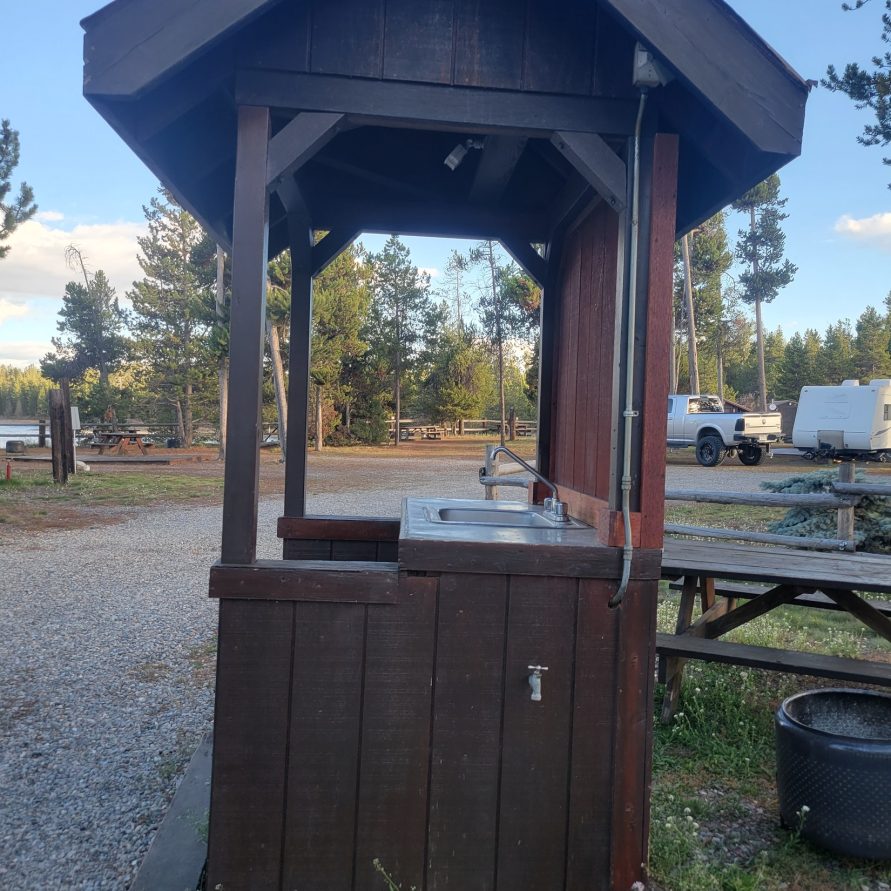Main Campground Dish Washing Station