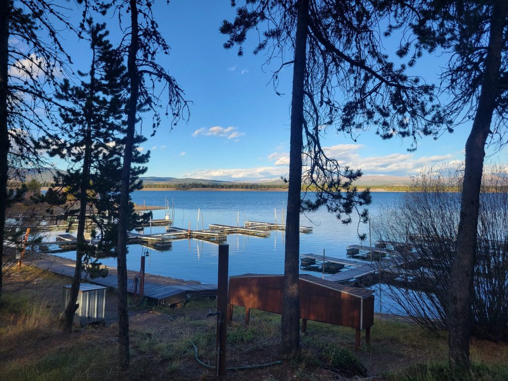 Marina From Behind Cabins
