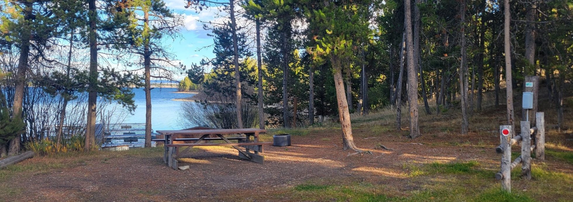 WP14 RV Site Madison Arm Hebgen Lake