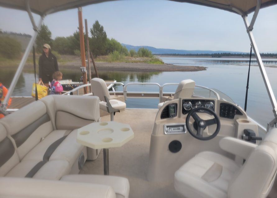2012 Godfrey Sweetwater Pontoon Boat Back View