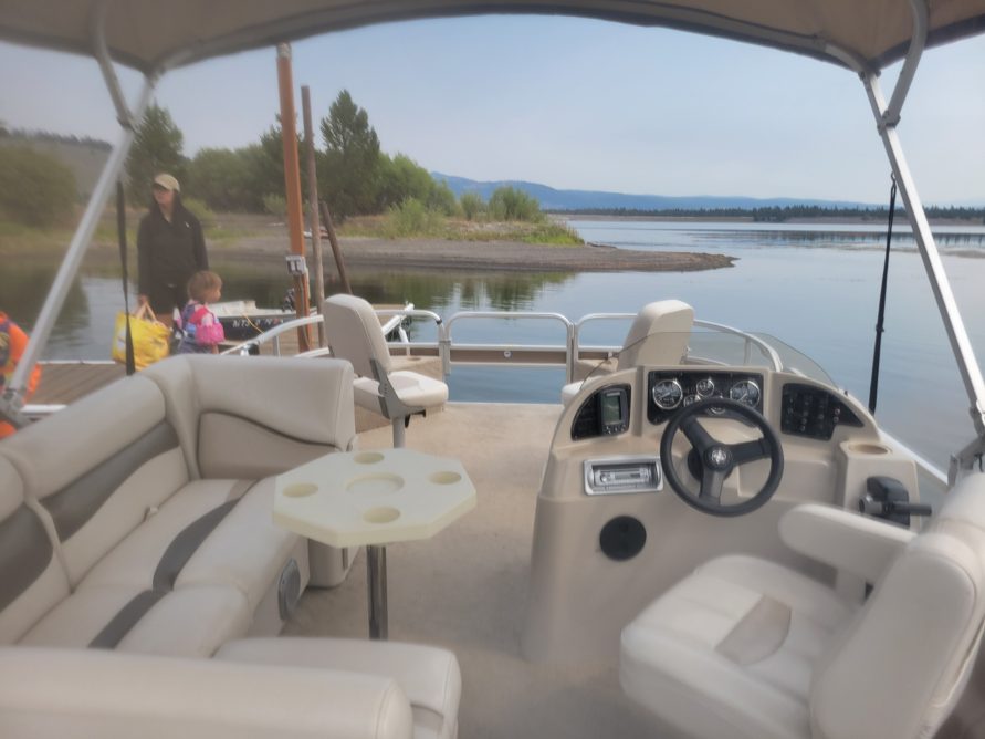 2012 Godfrey Sweetwater Pontoon Boat Back View